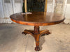 an exceptional early georgian gillows rosewood centre tilt top dining table