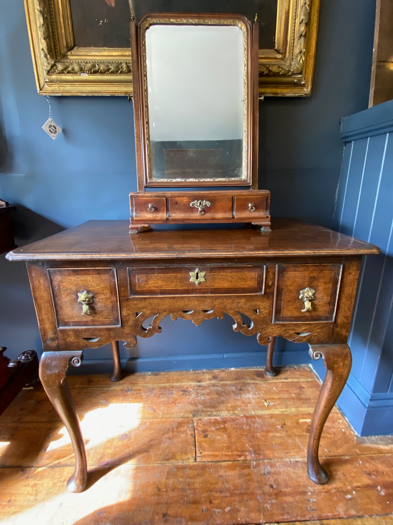george i mahogany mirror original plate mercury mirror circa 1735