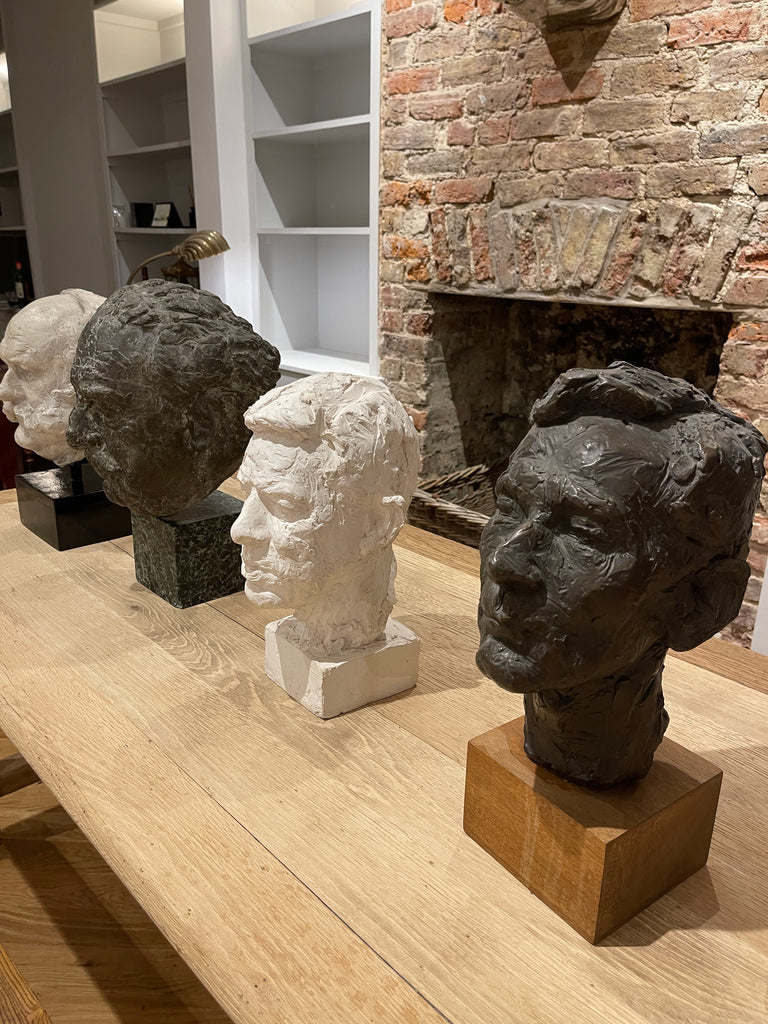 a rare and exceptional signed bust by the highly sought after sculptor irena  sedeckla