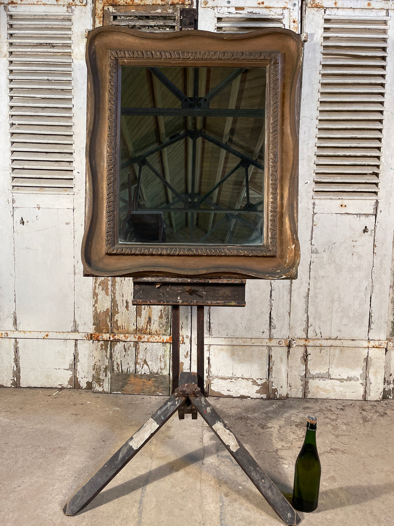 antique french giltwood bedroom bathroom mirror circa 1880