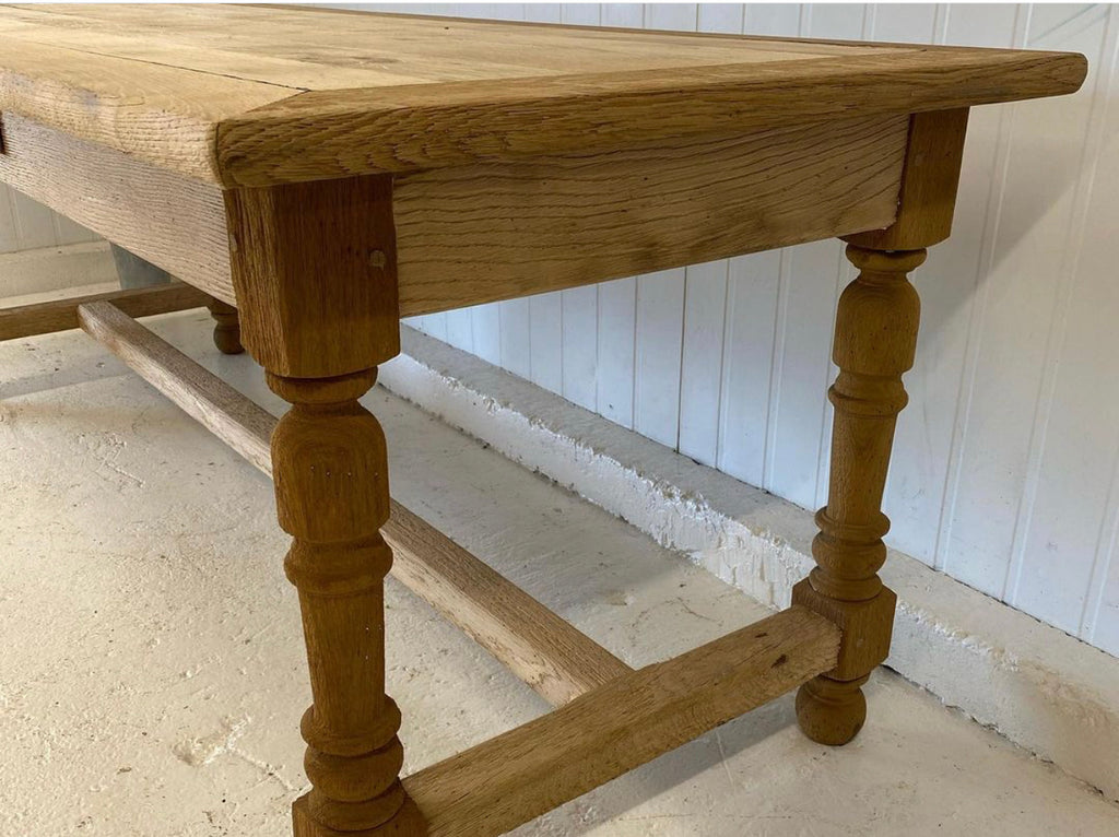 antique french oak refectory dining kitchen table