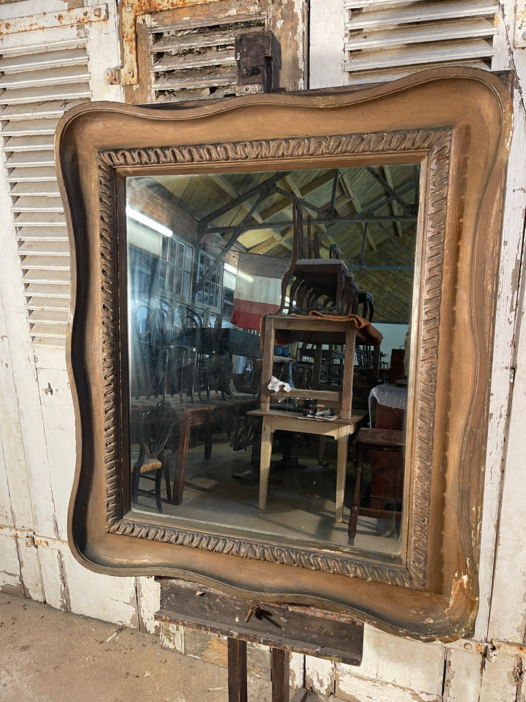 antique french giltwood bedroom bathroom mirror circa 1880