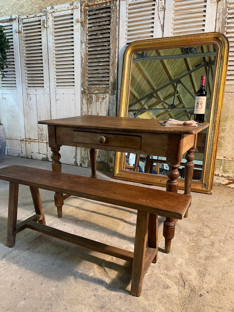 antique english elm kitchen dining table