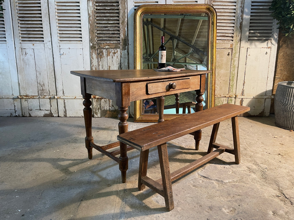 antique english elm kitchen dining table