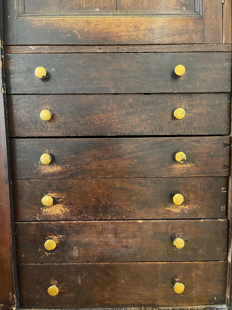 antique station masters mahogany cabinet