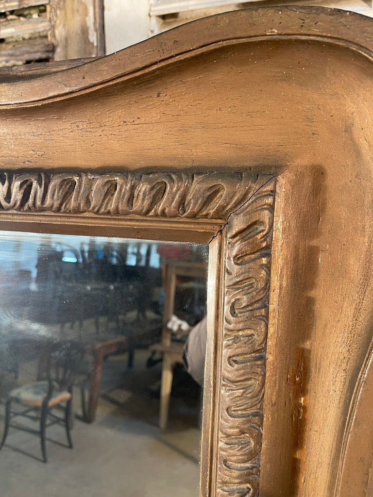 antique french giltwood bedroom bathroom mirror circa 1880