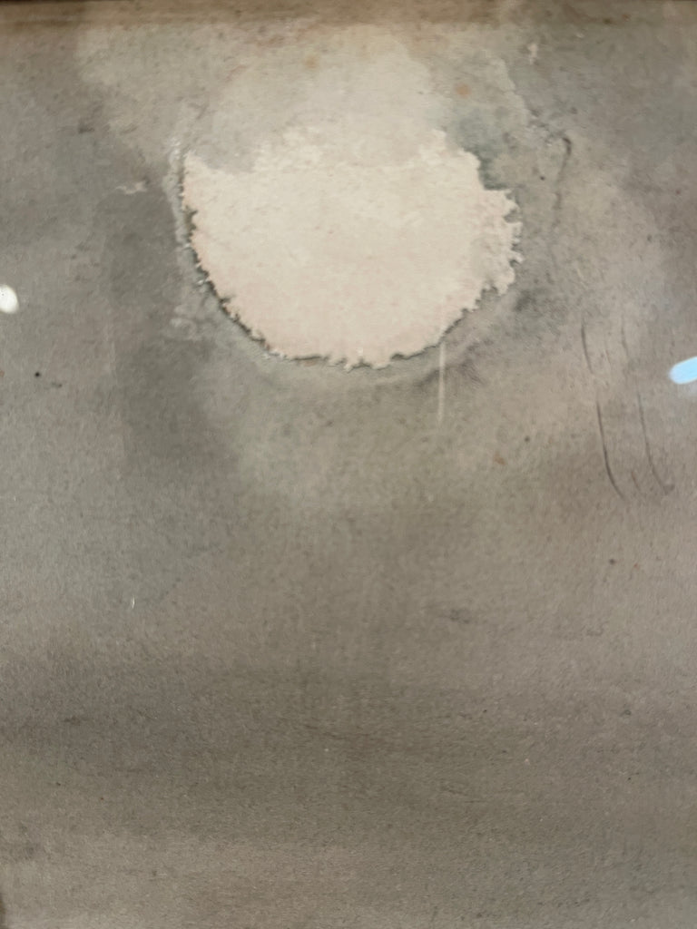 rare antique japanese watercolour signed & dated by liu qingbo dated 1943