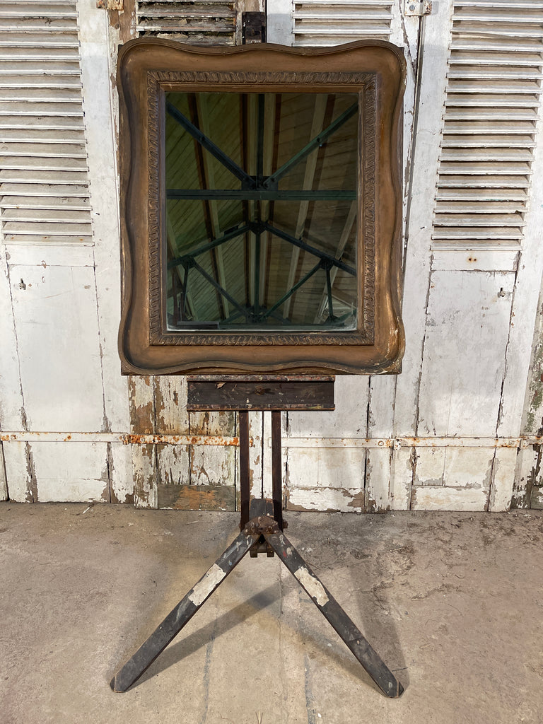 antique french giltwood bedroom bathroom mirror circa 1880