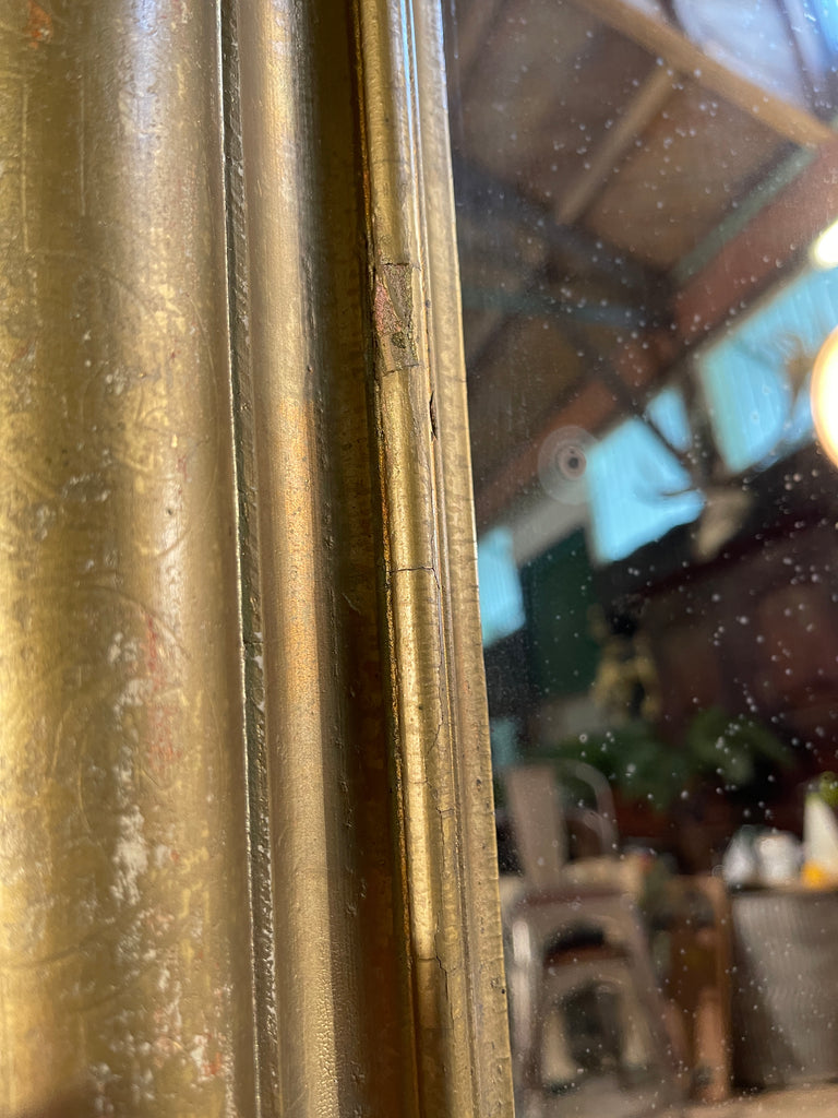 antique french louis philippe gilt statement wall floor mirror circa 1880