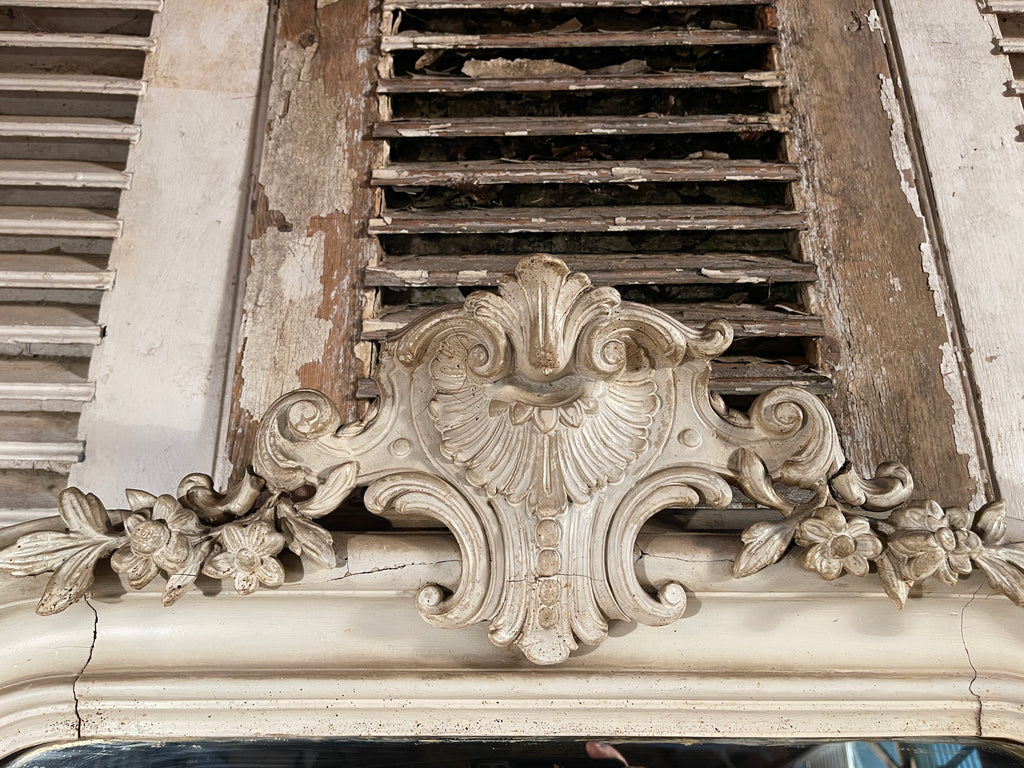 antique french louis philippe statement wall floor mirror circa 1880