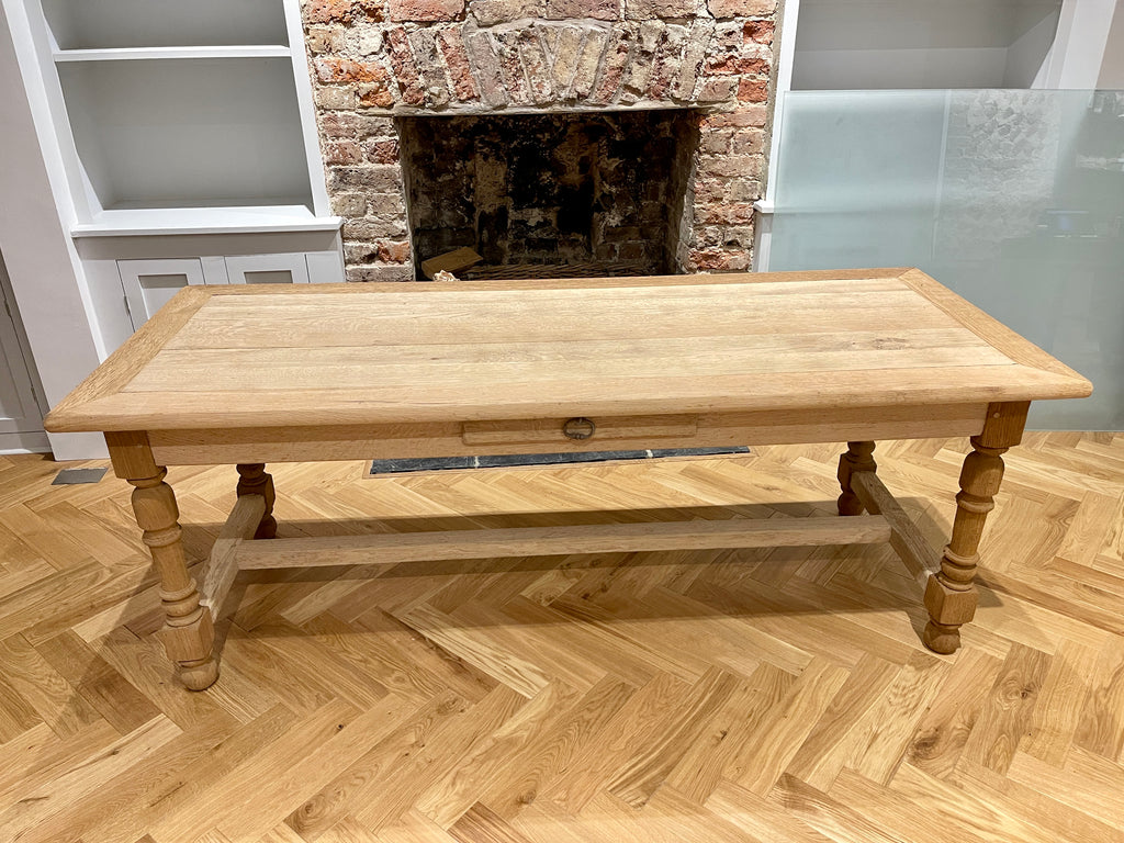 antique french oak refectory dining kitchen table