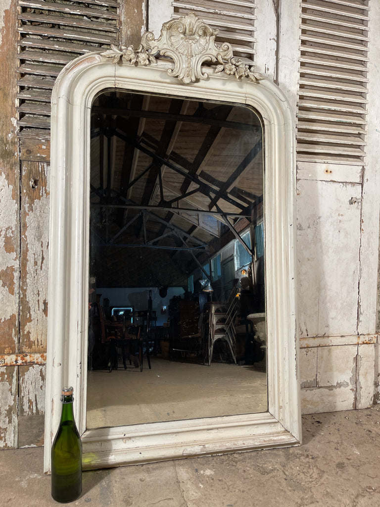 antique french louis philippe statement wall floor mirror circa 1880