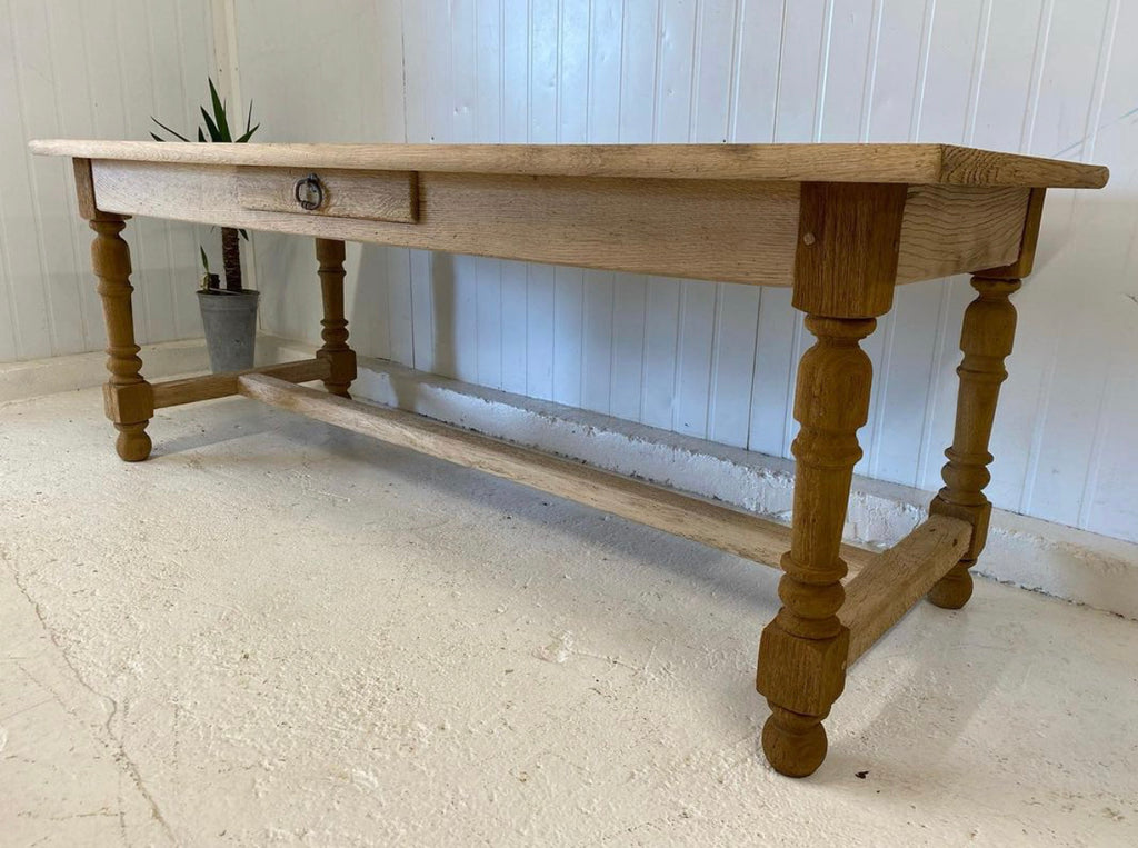 antique french oak refectory dining kitchen table