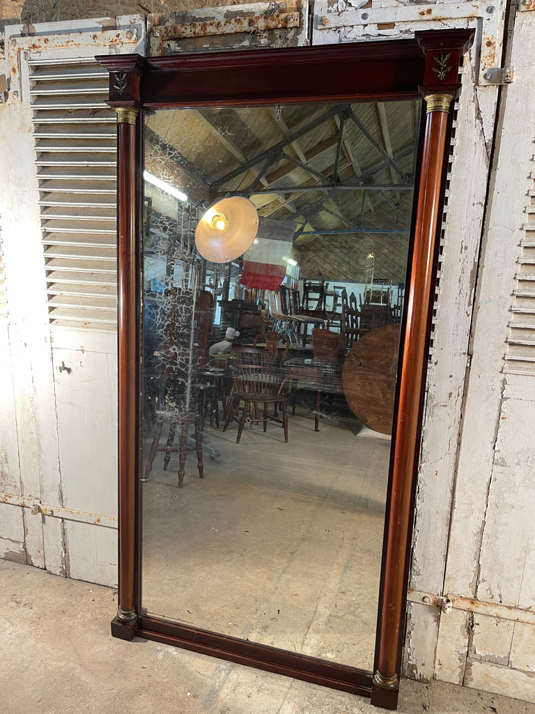 antique french empire statement wall floor mirror circa 1880