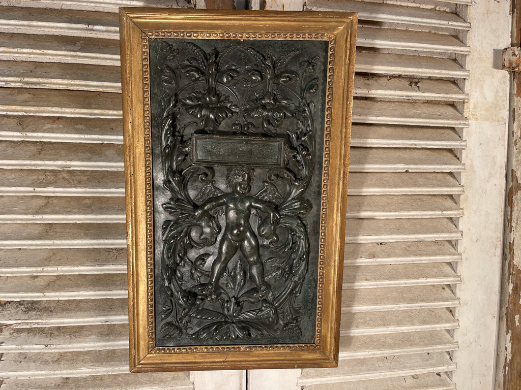 antique 16th century renaissance copper repoussé hanging wall panels