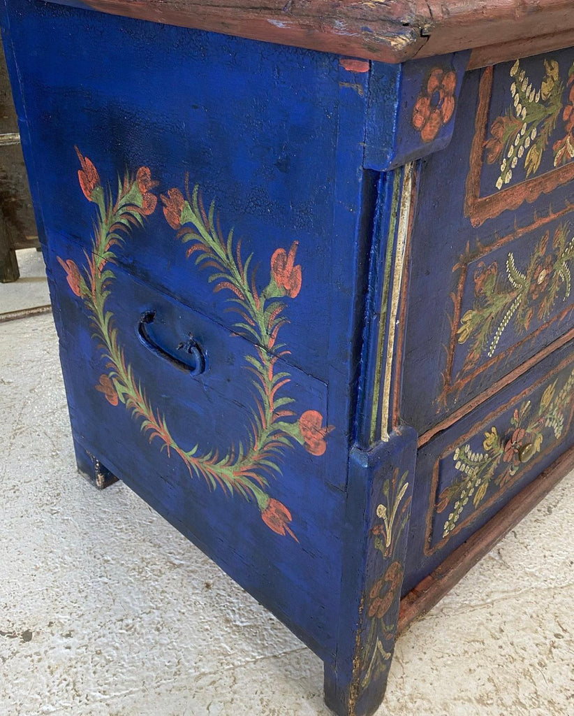 antique swedish marriage cabinet drawer chest circa 1790