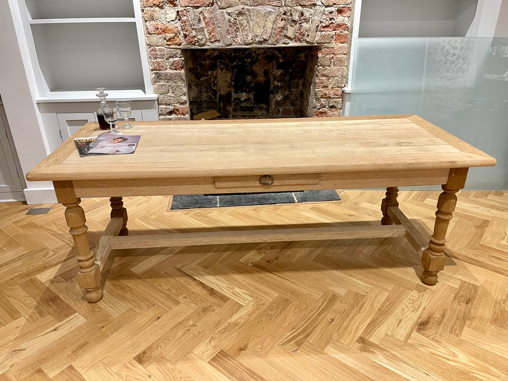 antique french oak refectory dining kitchen table