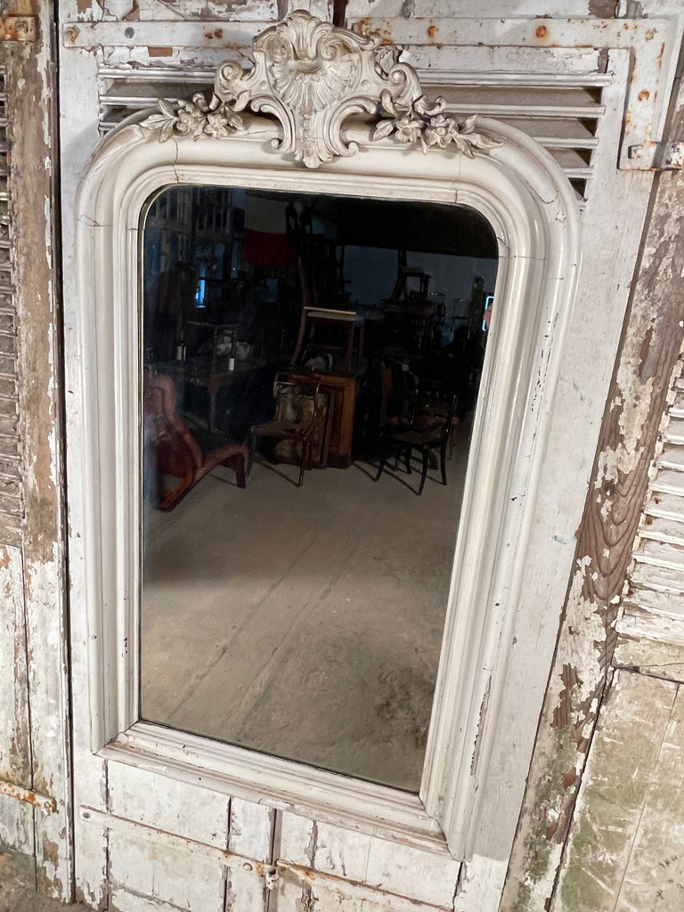 antique french louis philippe statement wall floor mirror circa 1880