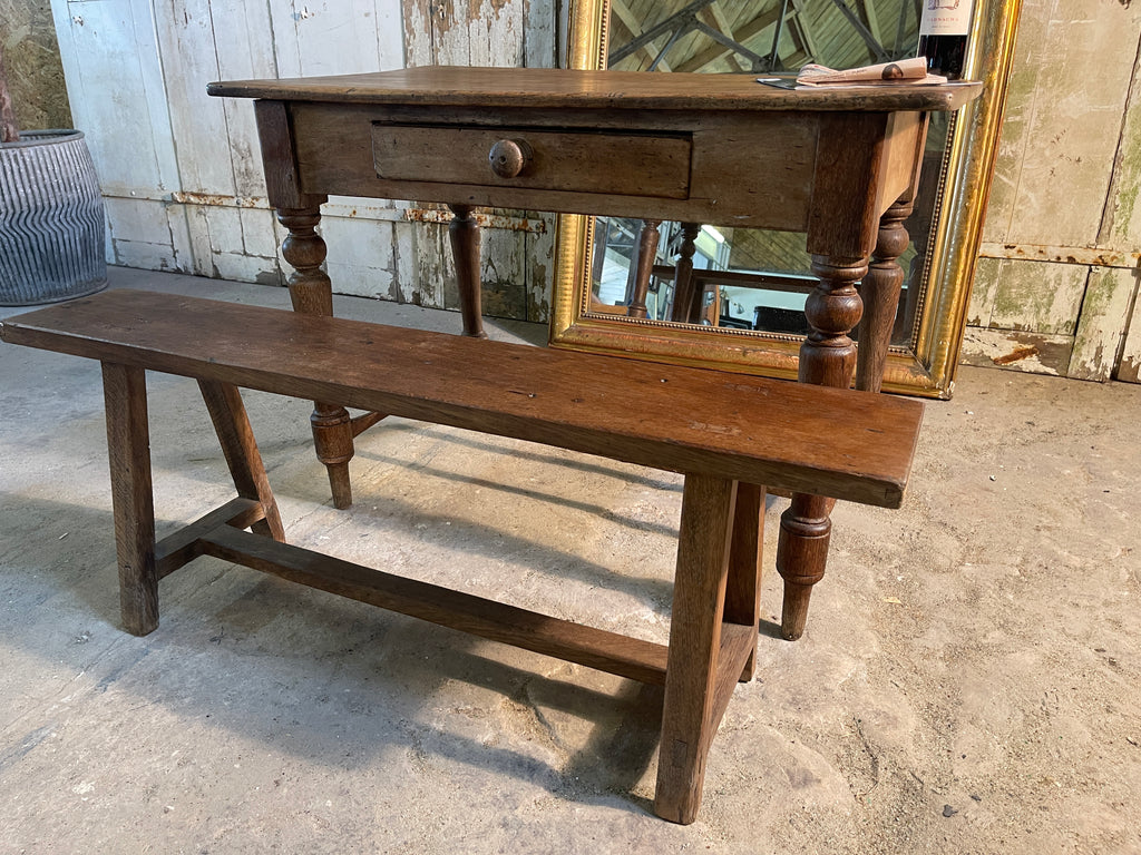 antique english elm kitchen dining table