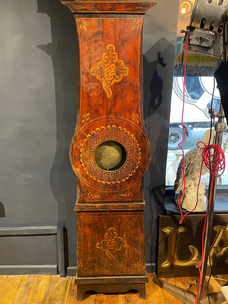 antique continental french comtoise clock
