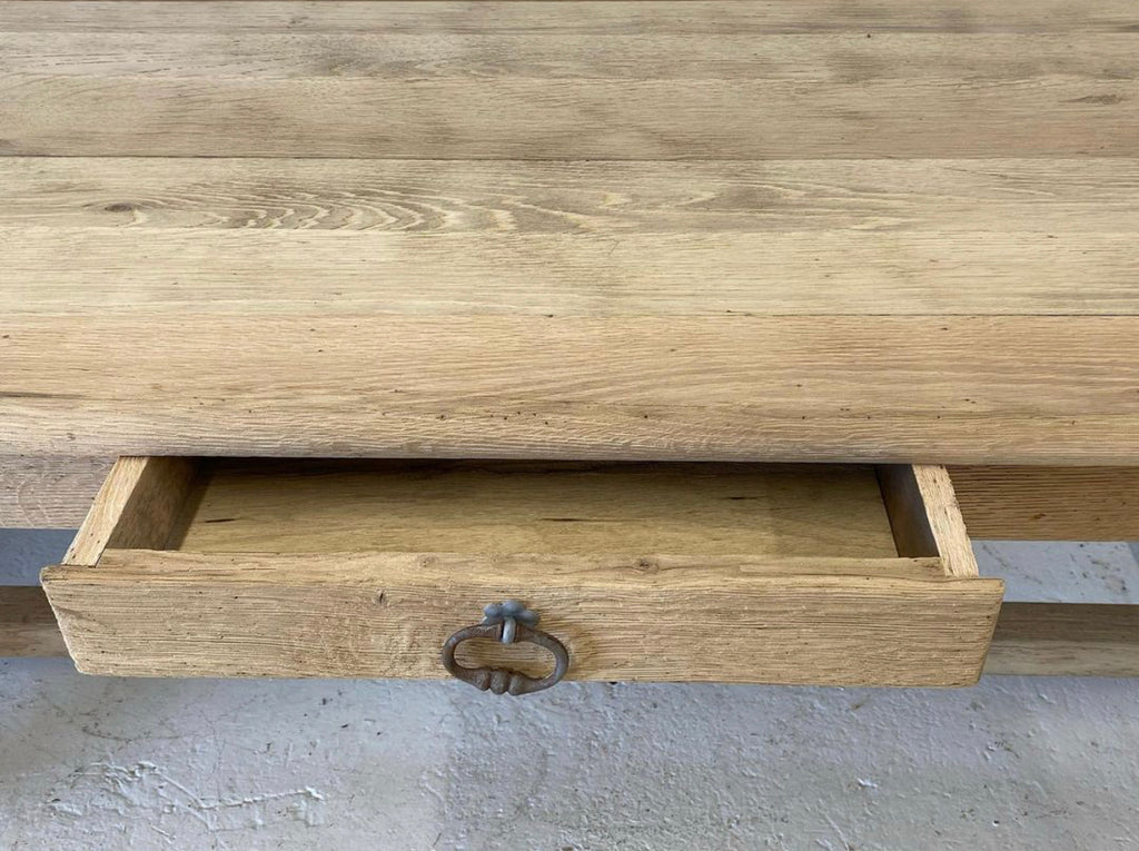 antique french oak refectory dining kitchen table