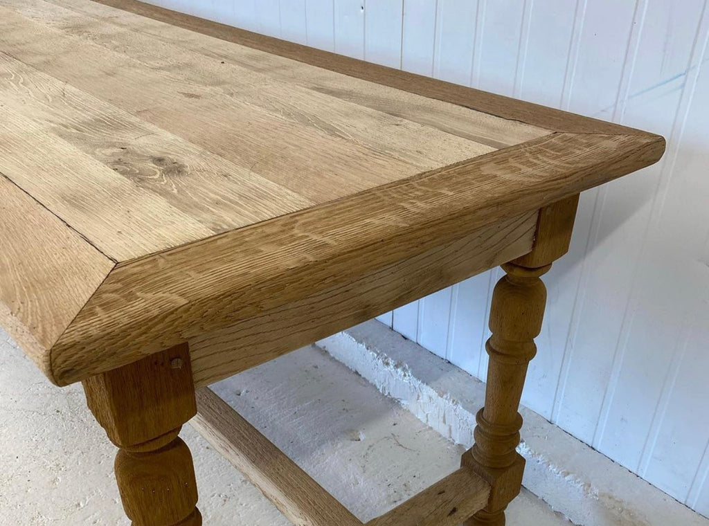 antique french oak refectory dining kitchen table