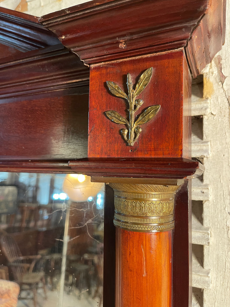 antique french empire statement wall floor mirror circa 1880