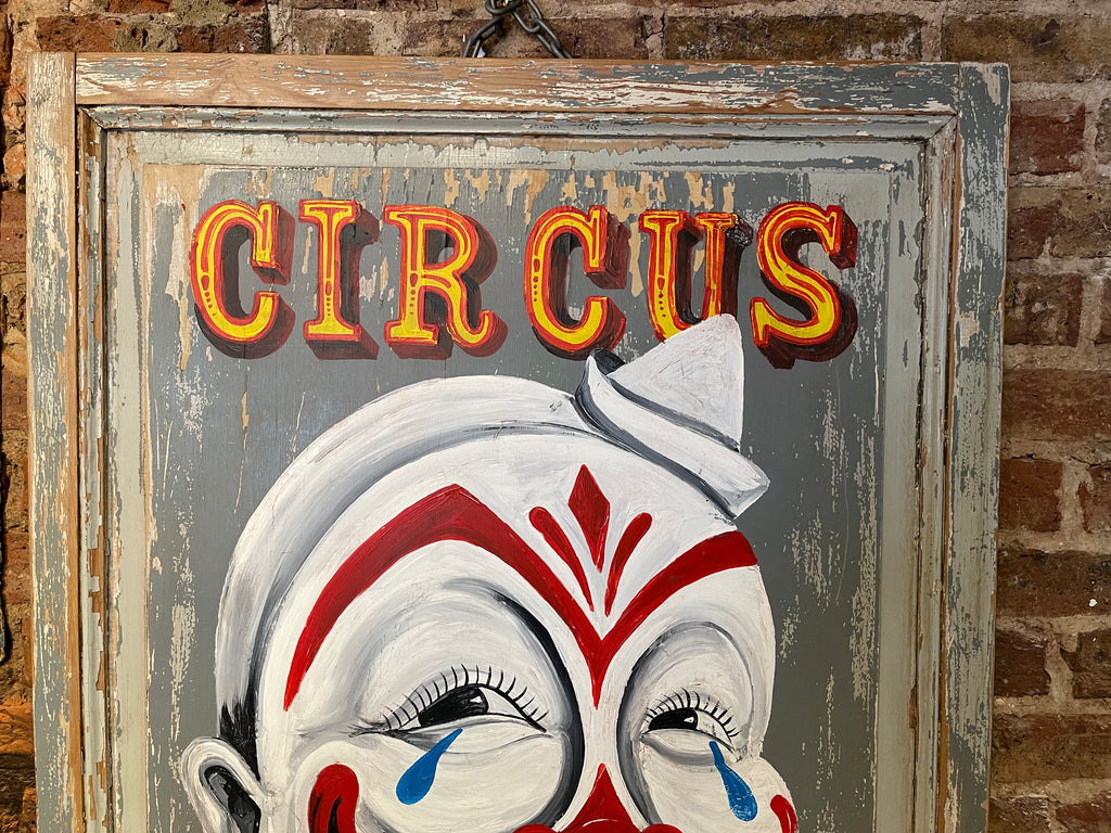 large vintage circus advertising sign wall art picture