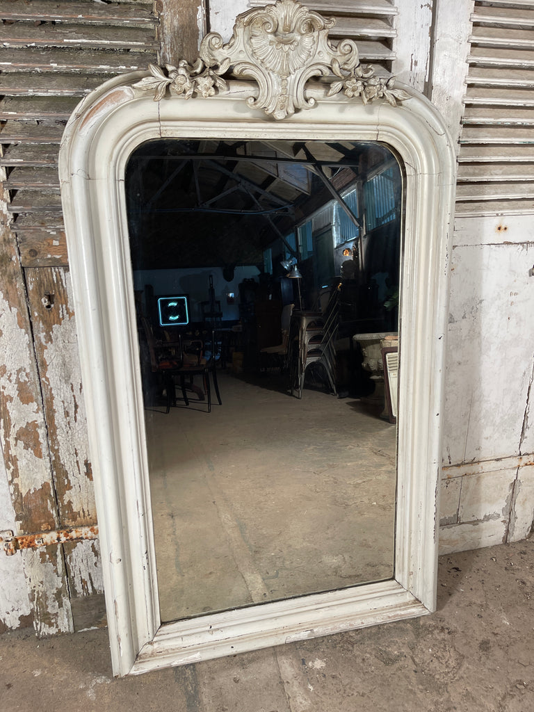 antique french louis philippe statement wall floor mirror circa 1880