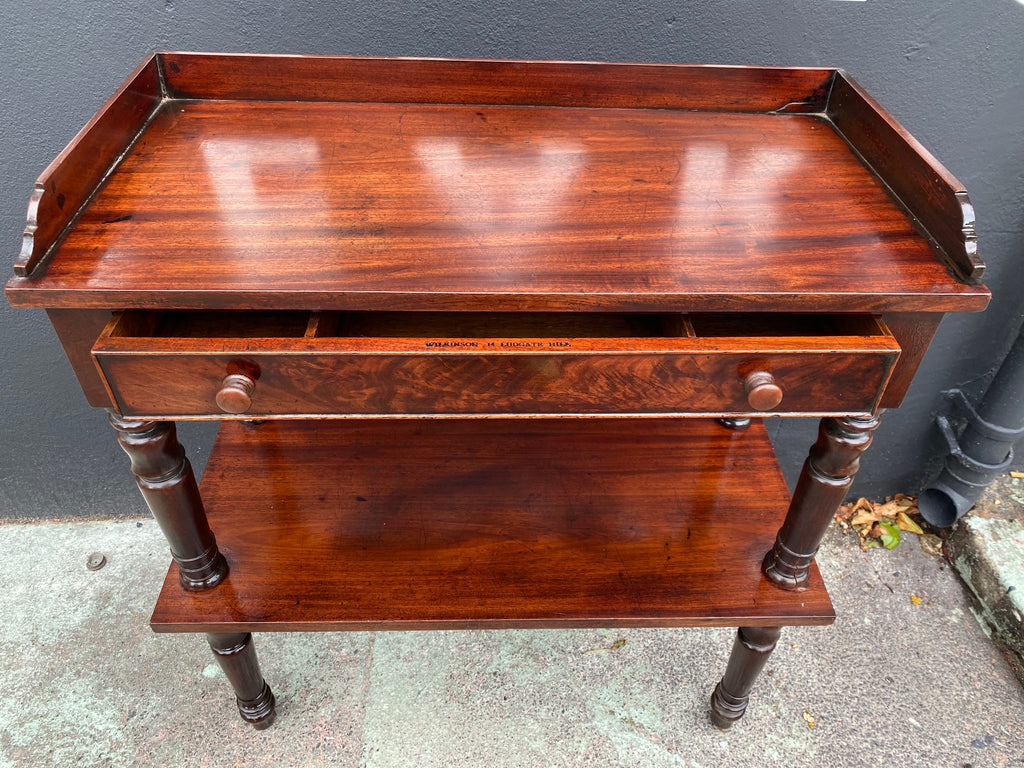 early antique regency william wilkinson mahogany side table console circa 1810