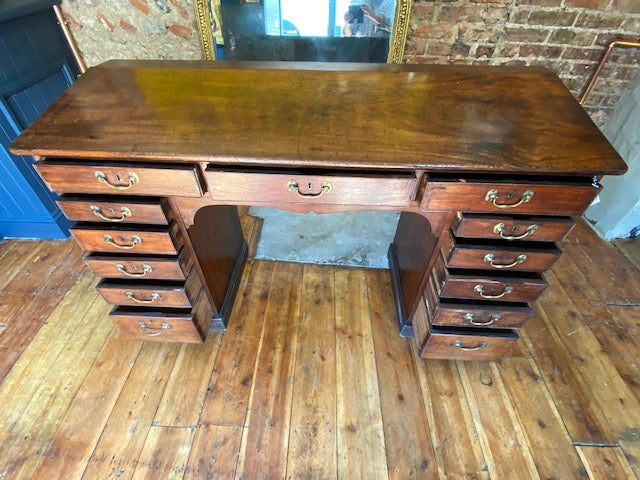 beautiful regency clerks desk fabulous patina rare oversize version