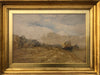 watercolour painting by george lucas "harvesting" 1863 -1899