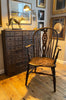 antique english elm & yew windsor armchair