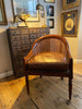 an exceptional library chair in the regency style of  gillows