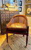 an exceptional library chair in the regency style of  gillows