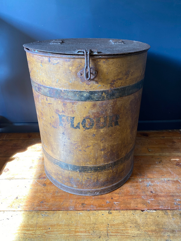 early victorian antique flour barrel a rare survivor