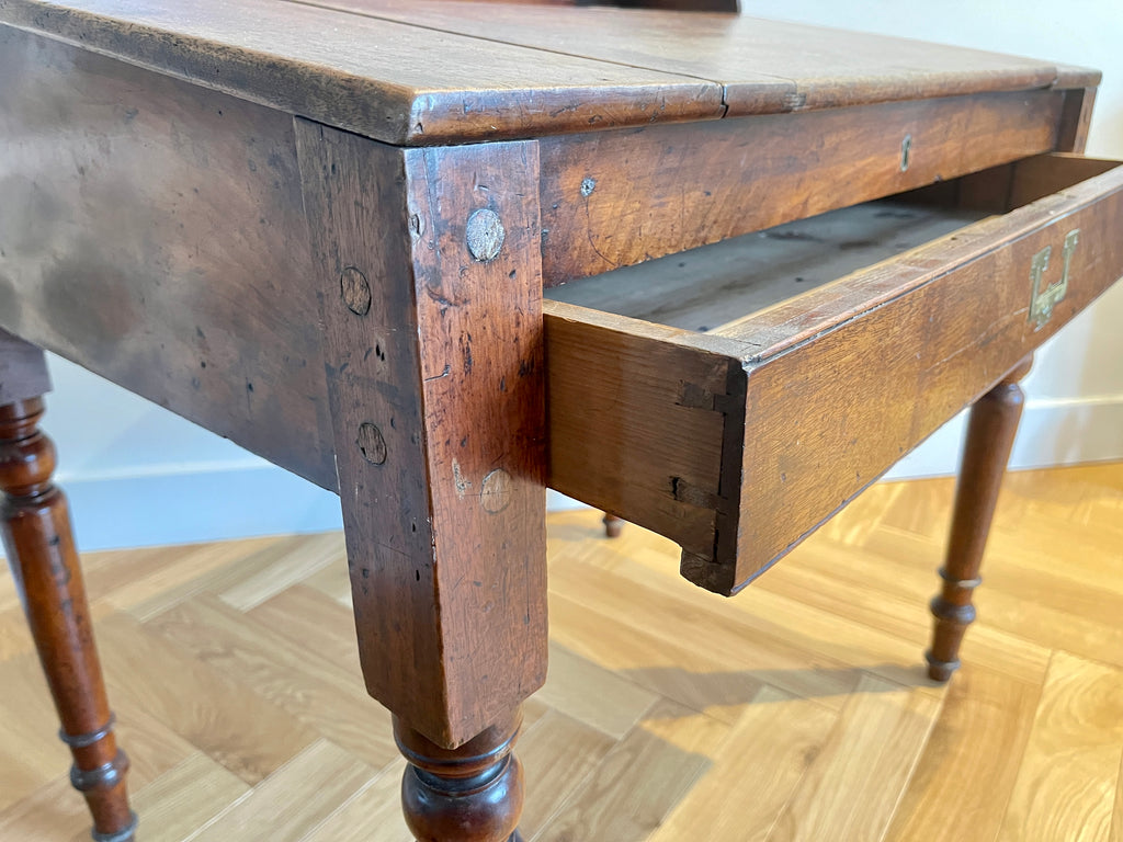 antique mahogany campaign desk