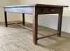 antique french provincial farmhouse oak refectory dining table