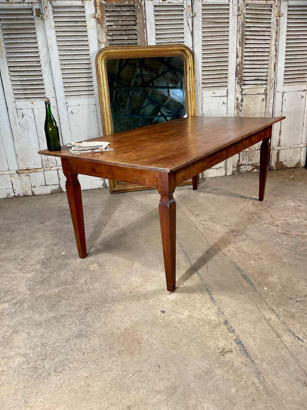 antique french fruitwood dining table circa 1840