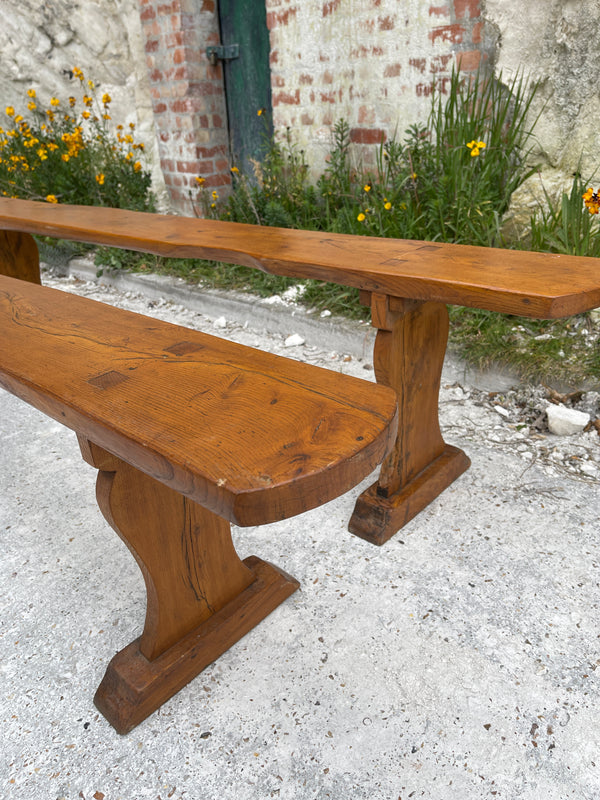 antique french benches kitchen hallway seating