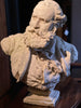 antique bust of french composer charles gounod (1818–1893) by the sculptor jean-baptiste carpeaux (1827–1875)