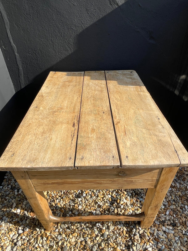 antique elm kitchen preparation table