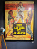 large vintage spaghetti western cinema poster wall art