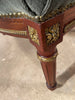 rare model of antique gilt pierced metalwork napoleon iii   scroll armchair circa 1850