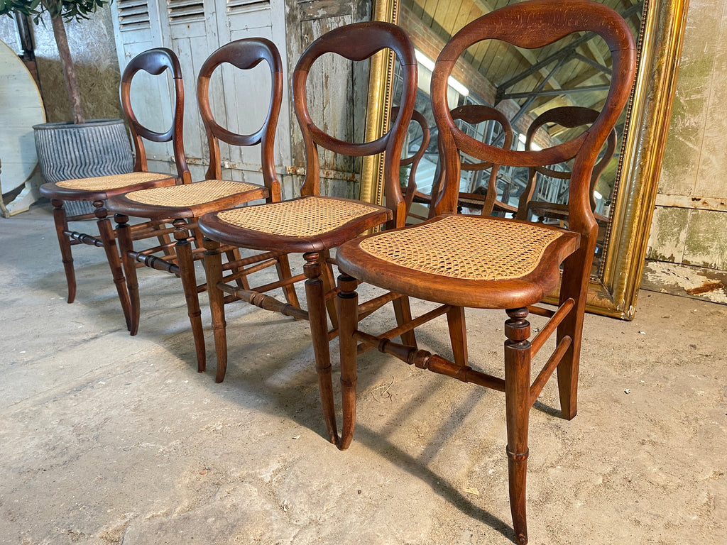 antique cane chairs