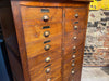 antique french bank of haberdashery drawers