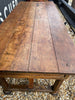 original 1780’s  antique oak french monastic dining table