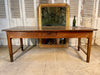 antique french oak kitchen refectory dining table circa 1840