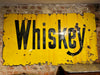 american antique enamel advertising bar whiskey drinking sign wall art