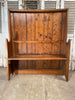 early antique provincial welsh barrel back settle bench seat circa 1850